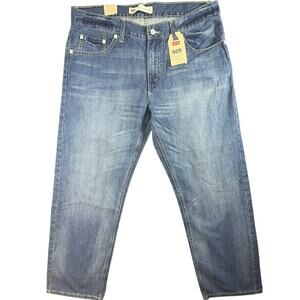 Levi’s 505 Jeans Boys 18 Husky 36x29 Medium Wash Straight Leg Denim NWT